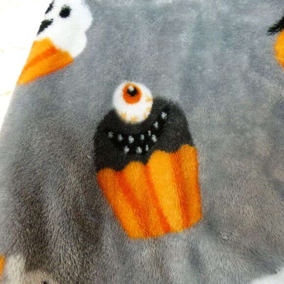 Daydream Berkshire Home Pajama Large Plush Fleece Halloween Cupcake Lounge Pants - Picture 9 of 11